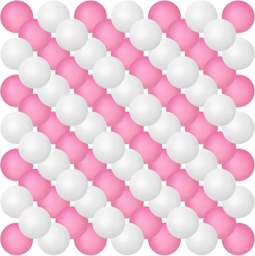 Miniatura 27 de Hanaive 100 unidades pelotas de tenis de mesa multicolor de 40 mm, pelotas de plástico a granel lavables, juego pequeño para juegos de piscina