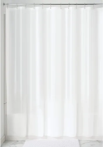 Miniatura 6 de InterDesign PEVA calibre 3 forro de cortina de ducha – resistente al moho, última intervensión de PVC, 100% poliéster, Transparente, Estándar