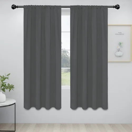 Miniatura 45 de Easy-Going - Cortinas opacas con bolsillo para varilla para el dormitorio, cortinas para ventanas que oscurecen la habitación o la sala de estar