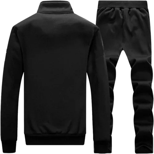 Miniatura 2 de Conjunto de 2 piezas para hombre con capucha y bolsillo con capucha y pantalón deportivo