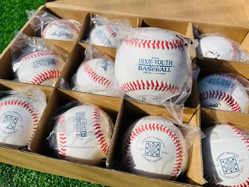 Miniatura 2 de Rawlings Dixie Youth League Baseballs Grado de Competencia RDYB1 Juventud/14U Múltiples opciones de conteo