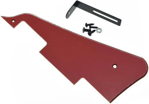 Miniatura 49 de KAISH Golpeador de guitarra LP blanco envejecido de 3 capas con soporte cromado para Epiphone Les Paul