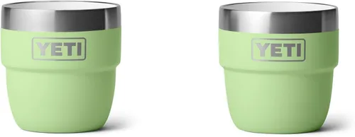 Miniatura 10 de YETI Rambler - Vaso apilable de 4 onzas, acero inoxidable, taza de café/espresso aislada al vacío, 2 unidades Azul marino