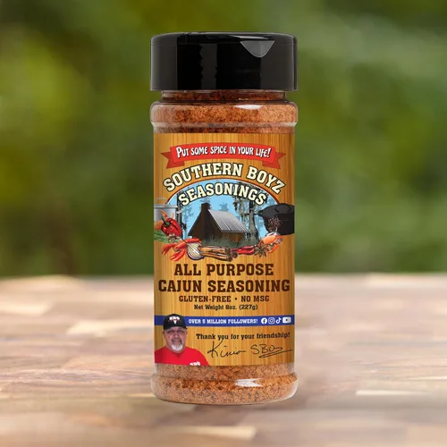 Miniatura 8 de Condimento Southern Boyz Todo Propósito Estilo Cajún – Sin Gluten, Sin MSG, Shaker de 8 oz – Mezcla Versátil de Especias y Condimento para Carnes