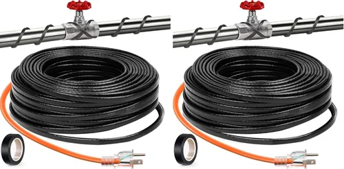 Miniatura 16 de Heat Tape - Cable de calefacción de deshielo, para tubos de metal o plástico, para proteger tuberías de agua contra la congelación, temperatura