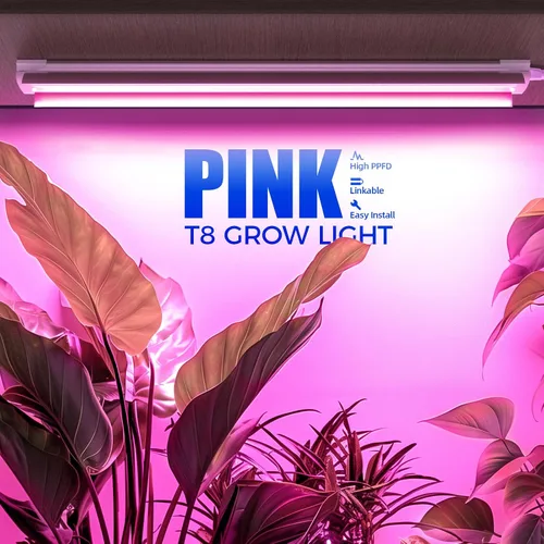 Miniatura 2 de Barrina Luz LED de crecimiento, 144 W (6 x 24 W, equivalente a 800 W), 2 pies T8, espectro completo, alto rendimiento, diseño enlazable, bombilla