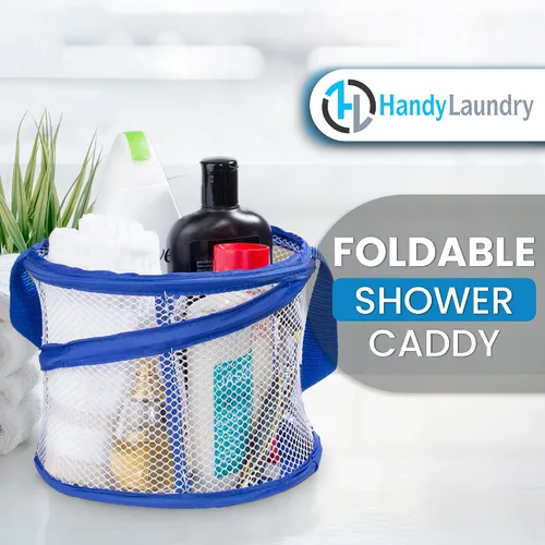 Miniatura 2 de Organizador personal de baño de 8" x 6", con 3 compartimientos grandes para organizar accesorios y con un agujero de drenaje en la parte inferior