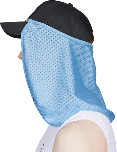 Miniatura 6 de Sombrero de sol de malla de enfriamiento Escudo Cuello Cortina Transpirable Guardia Polainas Protección UV Unisex Hombres Mujeres Cubierta facial