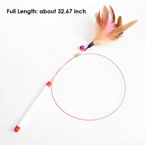 Miniatura 5 de Juguete de túnel en espiral para gatos, 25.59 pulgadas desplegado con varita de gato, plegable, túnel en espiral de caza con juguetes de ratón