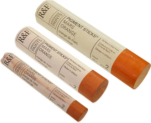 Miniatura 161 de Pinturas R&F Hechas a Mano - Palo de Pigmento al Óleo Profesional, Gris Neutro Medio, 188 ml