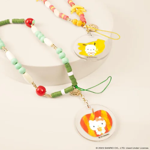 Miniatura 7 de iFace - Pulsera de cuentas de Hello Kitty y sus amigos - Correa universal para teléfono con dije, bonita cadena para muñeca, cordón estético m.