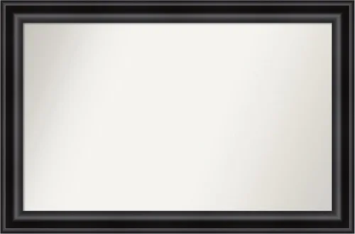 Miniatura 474 de Amanti Art Espejo personalizado, espejo de baño negro puente, espejo de pared o espejo de tocador de baño sobre el fregadero (26 x 26 pulgadas)