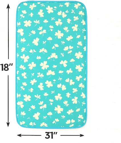 Miniatura 5 de FlMagnetic - Tapete de planchado para lavadora y secadora, 18 x 31 pulgadas, manta de planchado plegable acolchada, antideslizante, resistente al
