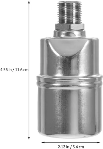 Miniatura 2 de Válvula de flotador de canal de agua de acero inoxidable Válvula automática de control de nivel de agua para tanques piscinas estanques entrada