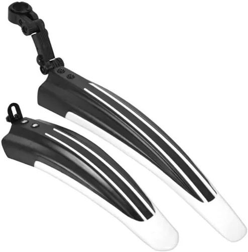 Miniatura 7 de Free-fly Conjunto de guardabarros delantero y trasero ajustable para bicicleta de montaña y bicicleta de bicicleta Amarillo
