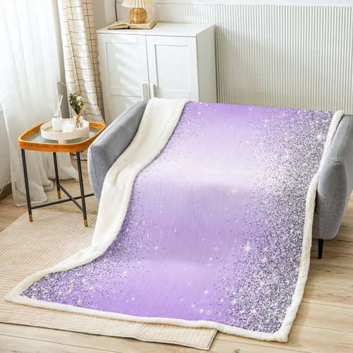 Miniatura 12 de Manta para niños con estampado abstracto (sin purpurina), manta gris mullida para niños y niñas, manta con estampado de dibujos animados para cama