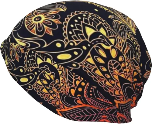 Miniatura 19 de Gorro africano holgado para adultos, tejido elástico, de calavera, gorro de invierno para exteriores para mujeres y hombres