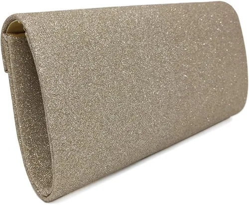 Miniatura 5 de Bolso de noche brillante para mujer, bolso de mano para boda, bolso de novia, bolso de fiesta con cadena desmontable, plateado