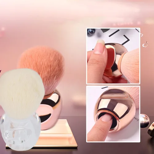 Miniatura 6 de Cepillos de polvo de uñas, 2 cepillos limpiadores de polvo de uñas, mango suave, removedor de polvo de uñas para el hogar, salón de belleza
