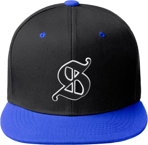 Miniatura 1345 de Daxton Gorra clásica con visera de billete plano con letras del alfabeto inglés antiguo de la A a la Z