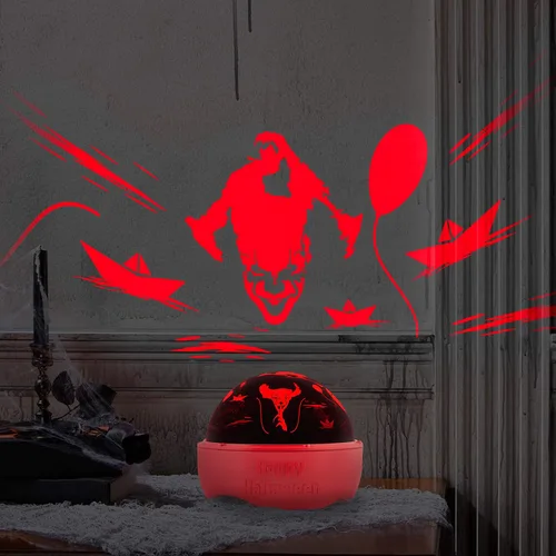 Miniatura 2 de Gemmy Proyección de espectáculo de luces de Halloween (Pennywise)