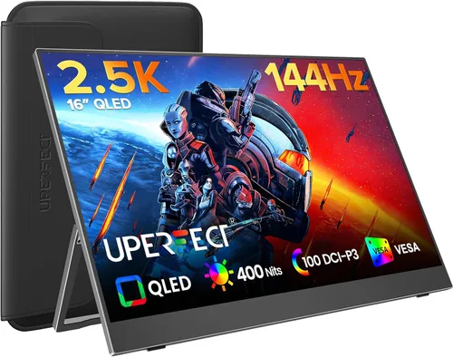 Miniatura 9 de UPERFECT Monitor portátil, 15.6 pulgadas IPS HDR 1920 x 1080 FHD pantalla de viaje para el cuidado de los ojos, monitor de juegos USB C, monitor