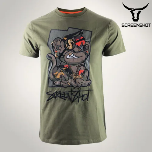 Miniatura 4 de SCREENSHOT - Camiseta con estampado de gel de alta densidad con bordado urbano de alta densidad