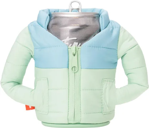Miniatura 9 de Puffin - The Puffy Jacket - Enfriador de latas aislado de 12 oz I Botella de cerveza y soda aislante, mantiene las bebidas y bebidas frías - Negro