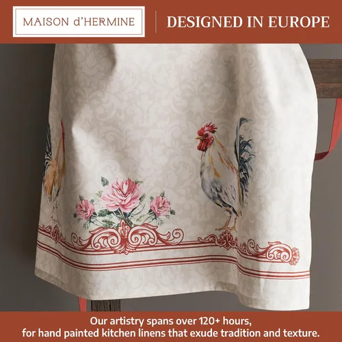 Miniatura 2 de Maison d' Hermine Delantal 100% de algodón para mujeres con bolsillo de cocina delantal de chef para hombres para cocinar primavera verano 027