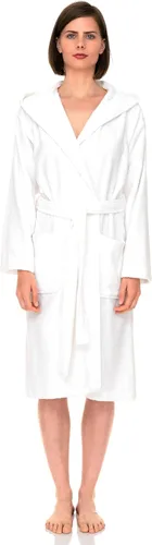 Miniatura 3 de TowelSelections Bata de baño con capucha de algodón de alta calidad para mujer, batas de tela de rizo suave para mujer, XS-3X