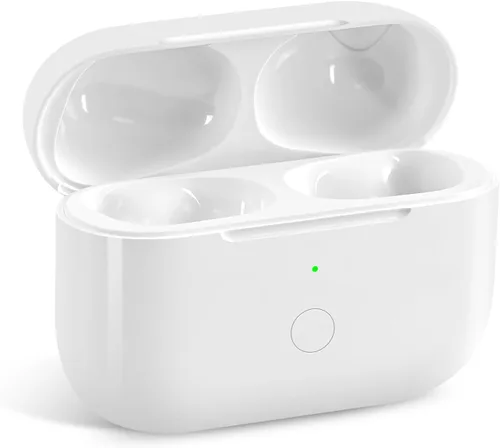Miniatura 8 de Funda de carga inalámbrica compatible con AirPod de 4ª generación, funda de cargador Air Pod 4 de repuesto con botón de sincronización
