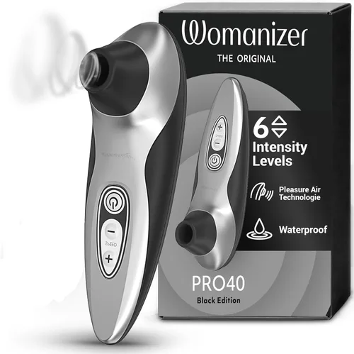 Womanizer Pro40 - Potenciador del placer sensual. Negro
