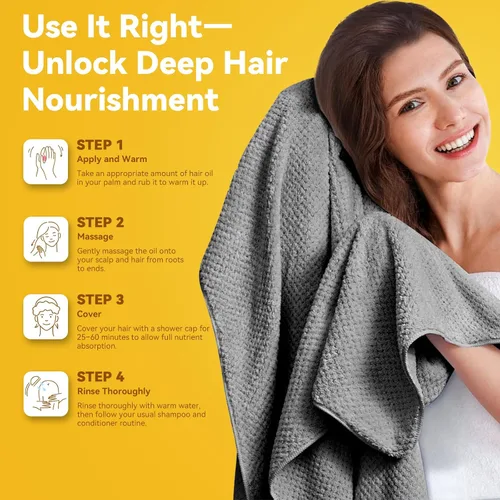 Miniatura 8 de Aceite de batana - Acondicionador orgánico para el cabello de Batana restaura el cabello fino y el cuero cabelludo dañados, máscara de pasta