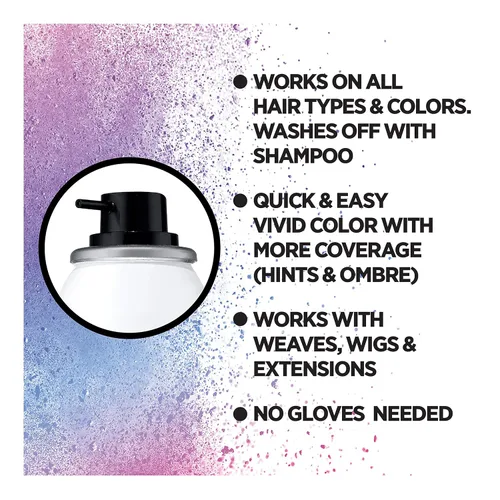 Miniatura 6 de L'Oreal Paris Color para pelo colorista, espray de un día, Plateado