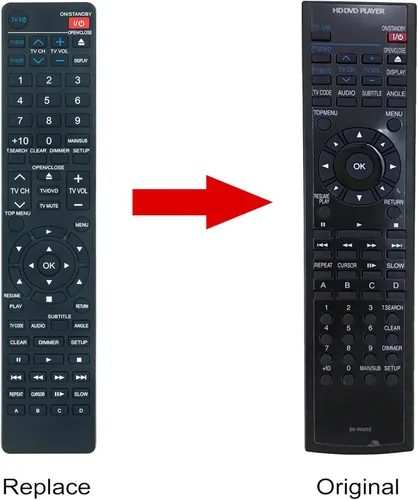 Miniatura 2 de SE-R0252 Reemplazo de trabajo de control remoto para Toshiba HD-A2WKU HD-A35KU HD-A2KU HD-A20KU HD-A20KC HD-A2W HD-D2 HD-A20 HD-A35 HD-A35KC HD-A2