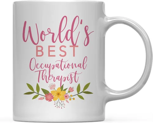 Miniatura 44 de Andaz Press Taza de café de 11 oz, regalo de broma de la mejor abbuela del mundo, diseño floral, paquete de 1
