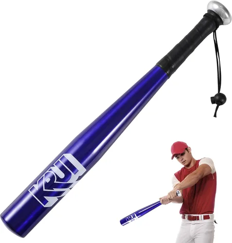 Miniatura 9 de KRUI - Bate de béisbol de aluminio, bate de autodefensa de 45,7 cm, bate ligero para el comprobador de neumáticos, pesca, para mantener en el hogar