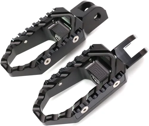 Miniatura 18 de MC MOTOPARTS Negro CNC 25mm Alargador de Riser Ajustable para Pedales de Pie Touring Delanteros Compatibles con NC 700 S/X 12-16 NC750X NC750S 16-19