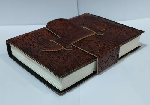 Miniatura 5 de OVERDOSE Diario de cuero estilo bloqueo central, diario de piedra antigua hecho a mano para estudiantes, hombres y mujeres, cuaderno de dibujo
