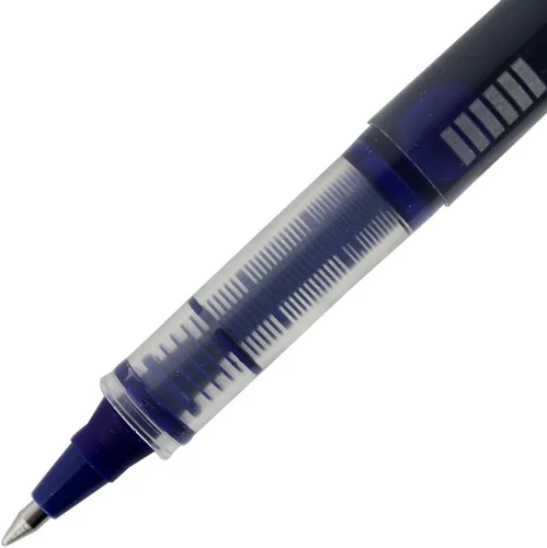 Miniatura 3 de Gullor Bolígrafos de bola rodante, punta de 0.020 in, tinta azul, paquete de 12 (AH-2001)
