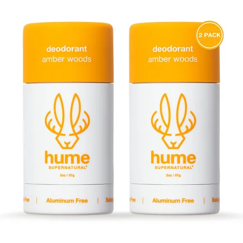 Miniatura 9 de Hume Supernatural Desodorante sin aluminio para mujeres y hombres, seguro para pieles sensibles, probiótico, a base de plantas, sin bicarbonato
