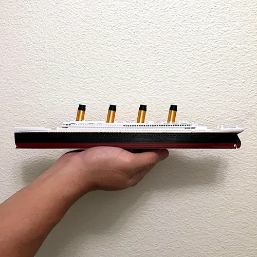 Miniatura 6 de THEROLLER3D RMS Titanic Model Ship 1 pie de largo montado, históricamente preciso, réplicas Titanic