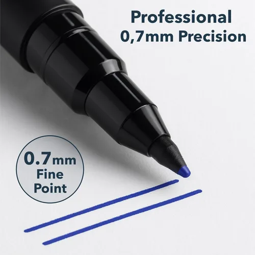 Miniatura 3 de Mr. Pen - Bolígrafos de punta de fieltro, paquete de 8, 0.028 in, colores surtidos, secado rápido, bolígrafos de punta de fieltro fina para artes