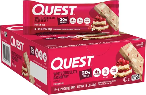 Miniatura 21 de Quest Nutrition Barra de proteína de trozos de chocolate menta, alto en proteínas, bajo en carbohidratos, sin gluten, apto para ceto, 12