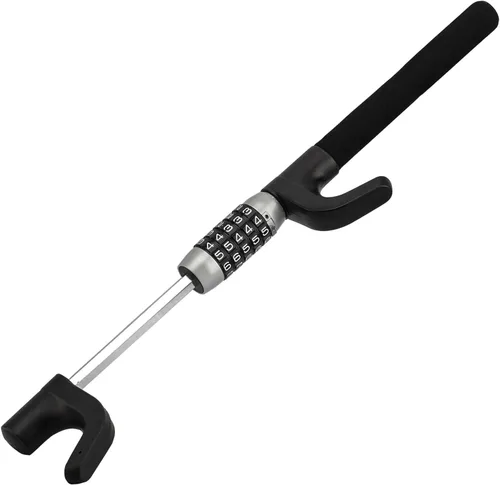 Miniatura 7 de Cerradura de volante, dispositivo antirrobo para automóvil, contraseña sin llave, barra de prevención de robo para automóvil, camiones, SUV