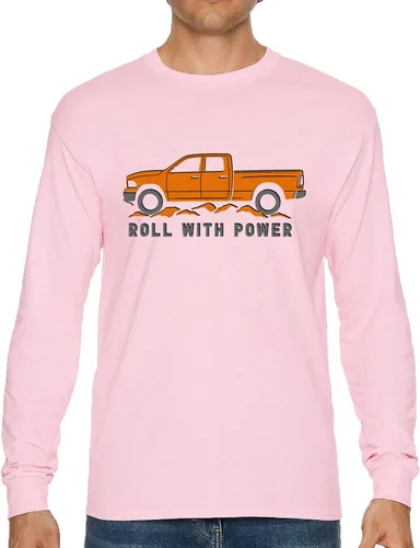 Miniatura 26 de Tee Hunt Camisetas gráficas y camisetas sin mangas para hombre Roll with Power Pickup Truck