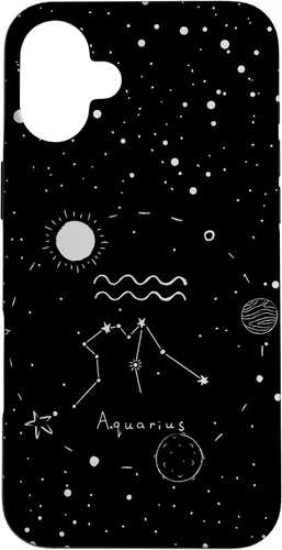 Miniatura 22 de Funda estética con signo del zodiaco celestial para iPhone 12 mini Acuarario