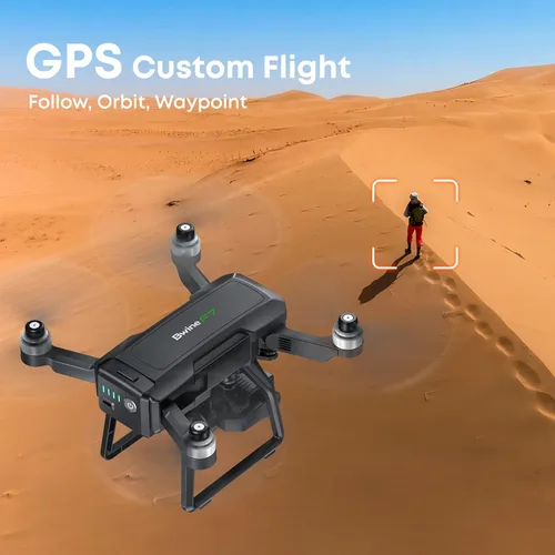 Miniatura 6 de Bwine F7GB2 Pro Drones con cámara para adultos 4K UHD Aerial, cardán de 3 ejes, control de 10000 pies, tiempo de vuelo de 75 minutos con 3