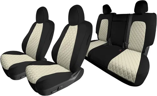 Miniatura 28 de FH Group Fundas de asiento de automóvil de ajuste personalizado hechas específicamente para Tesla Model Y Ultraflex 2020-2025, fundas de asiento