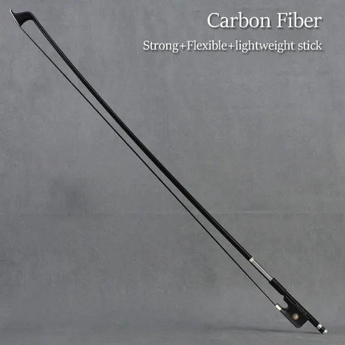 Miniatura 6 de Arco de violonchelo de fibra de carbono 4/4 tamaño VINGOBOW 100CB completo 4 4 4 para jugador profesional ojos parisinos rana de ébano sin blanquear